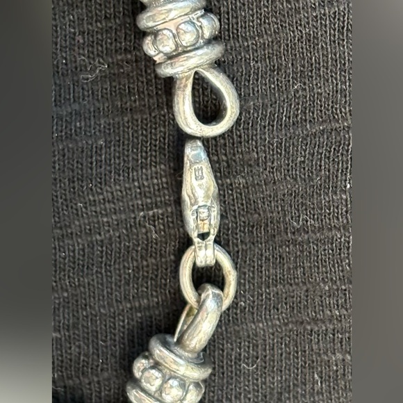 Retired James Avery Sterling Silver Bracelet, RARE, 7.5 inches, with felt bag - Picture 5 of 6